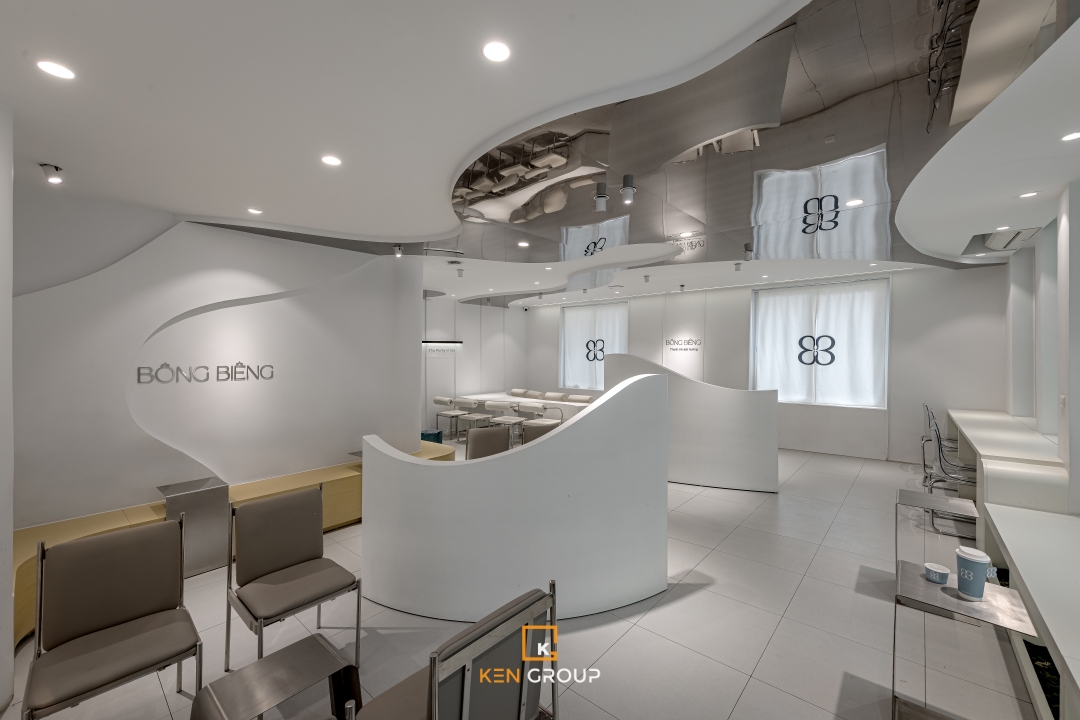 Thi công quán cafe Bông Biêng tại Đội Cấn